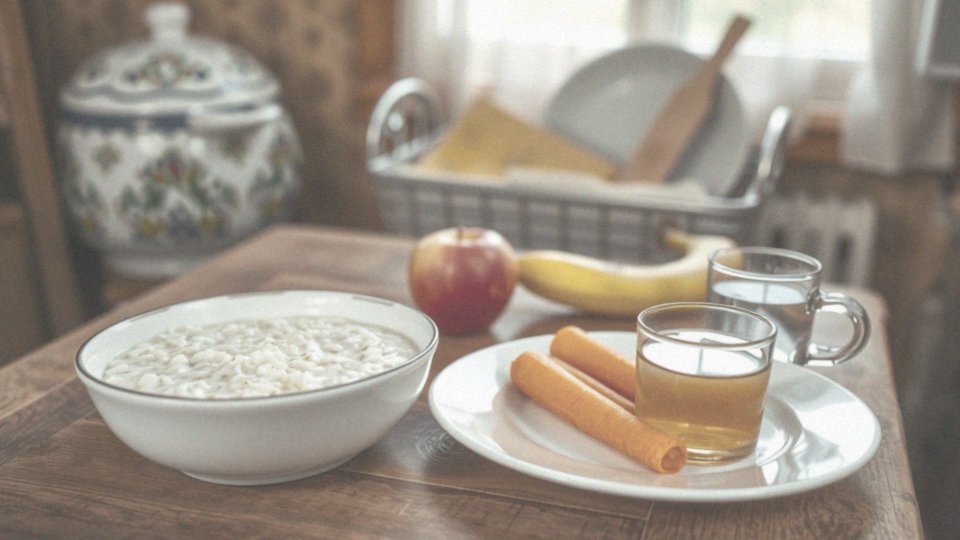 Jakie są popularne dania w diecie przy zapaleniu jelita grubego?