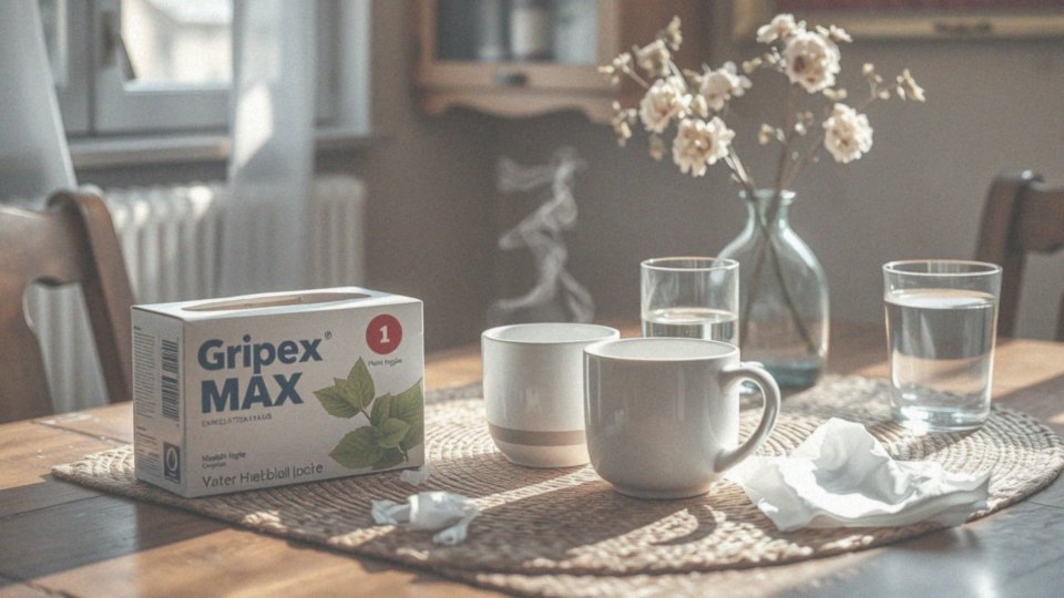 Jakie objawy przeziębienia i grypy leczono Gripex Max?
