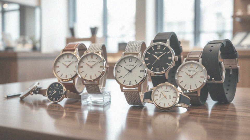 Jakie są dostępne style zegarków damskich Festina?
