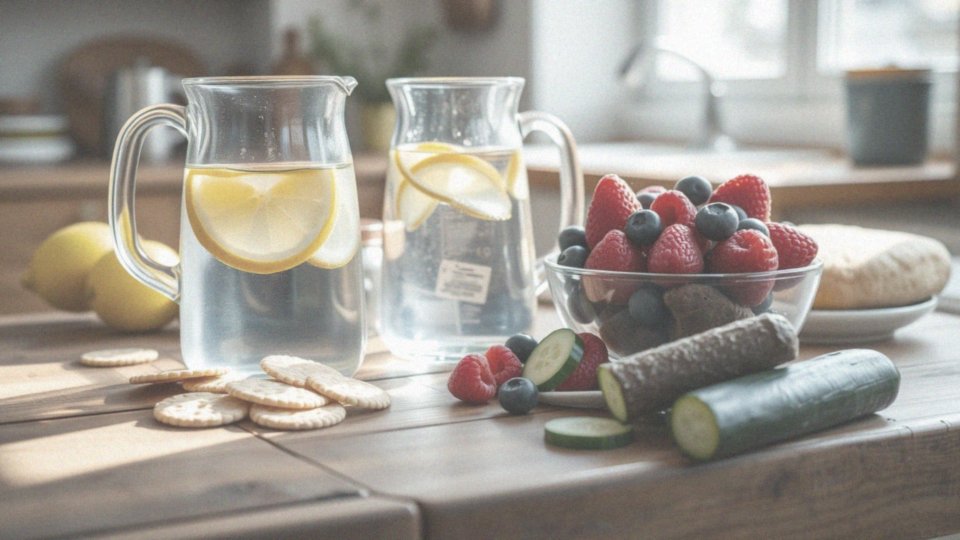 Jak dieta wpływa na nawodnienie organizmu przy uchyłkach jelita grubego?