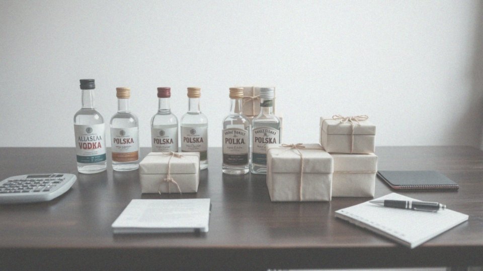 Jakie są limity wartościowe dla prezentów o małej wartości przy zakupie alkoholu?