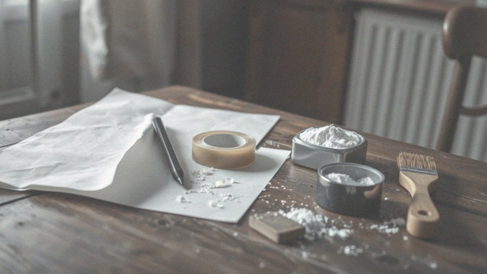 Jakie materiały są potrzebne do zdejmowania odcisków?